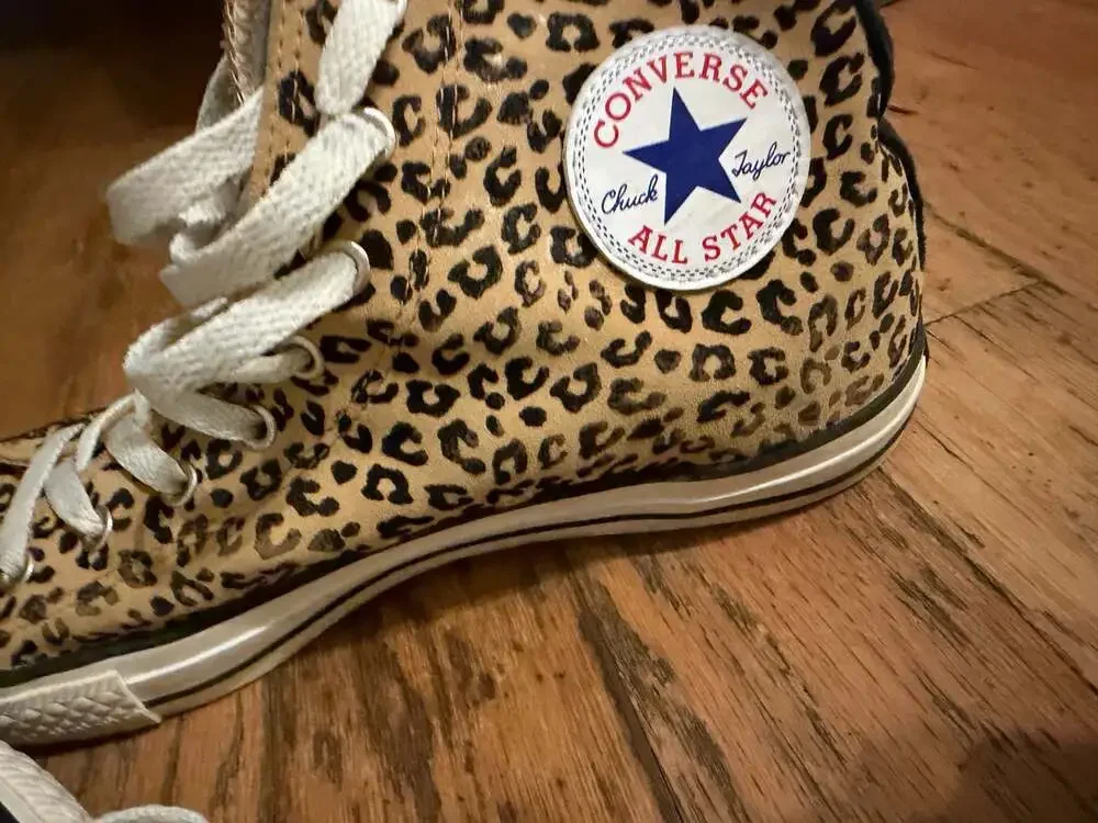 Converse Chuck Taylor All Star High Top Leopard Print Sneakers